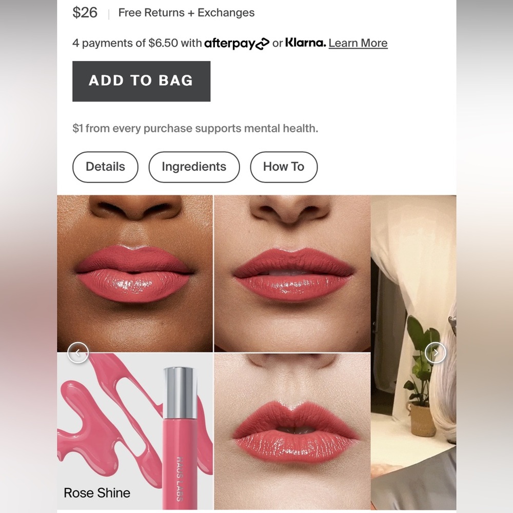 Brand new Haus Labs Atomic Shake Lip Laquer